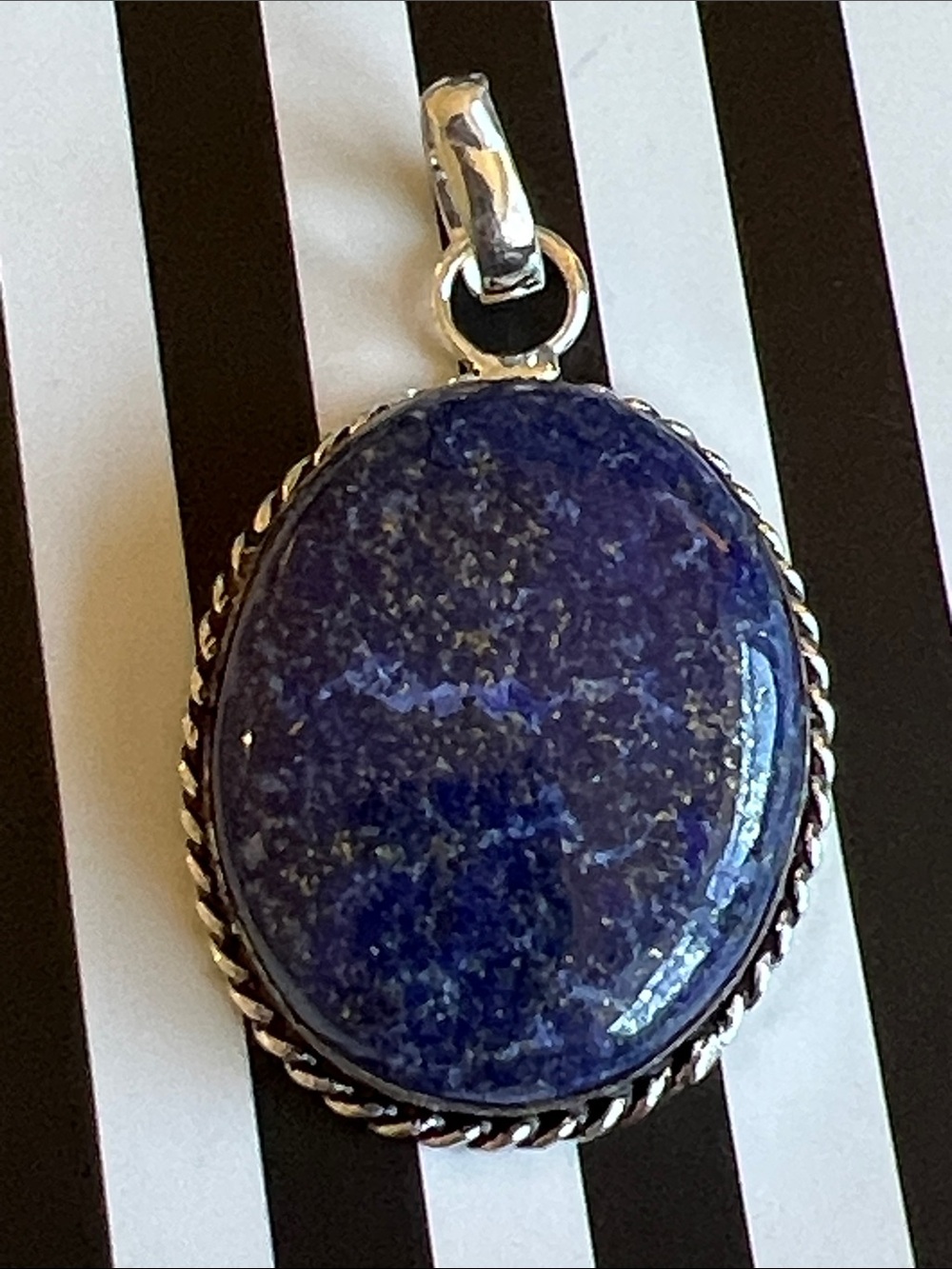 Lapis Lazuli Oval Pendant